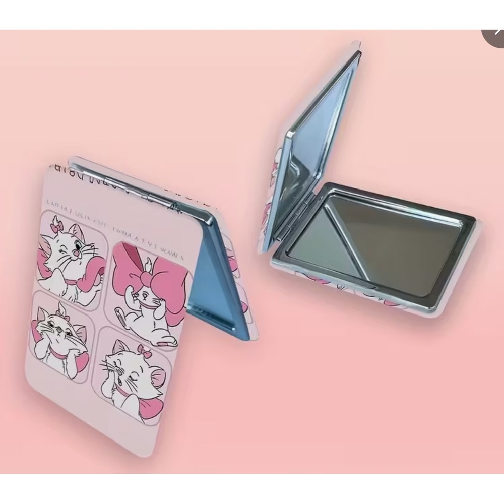 Marie Cat Aristocats Disney Compact Mirror Makeup Vanity Pocket Double New